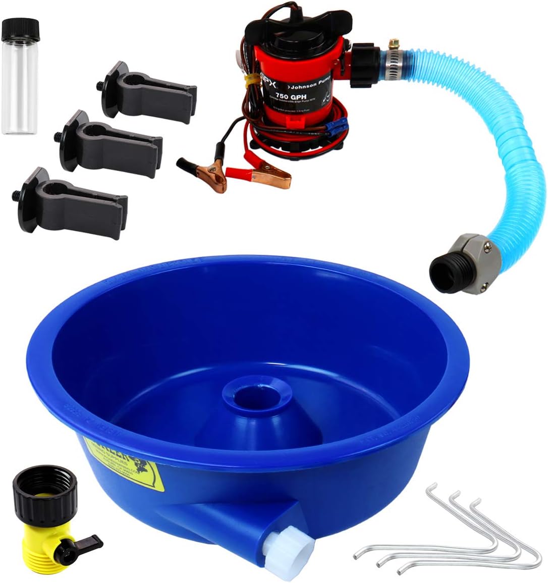 with Pump, Leg Levelers, Vial - Gold Mining Equipment