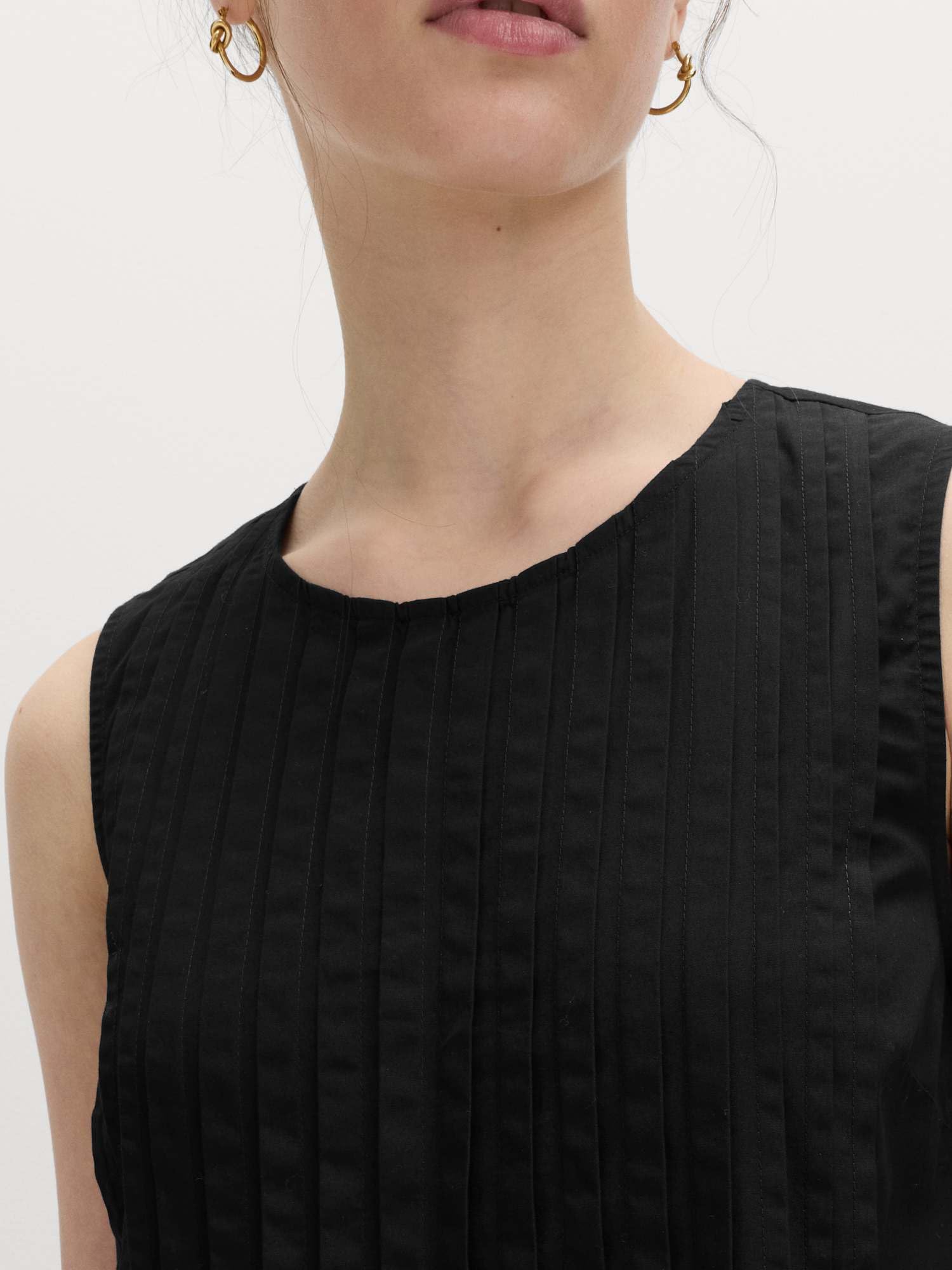Marks & Spencer Robe midi Coupe décontractée Pur Coton nervuré