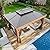YOLENY 10' x 13' Hardtop Gazebo Faux Wood Grain Metal Gazebo with Aluminum Frame, Galvanized Steel Double Roof, Outdoor Patio Gazebo Pergolas with Netting and Curtains for Backyard, Patio, Lawns
