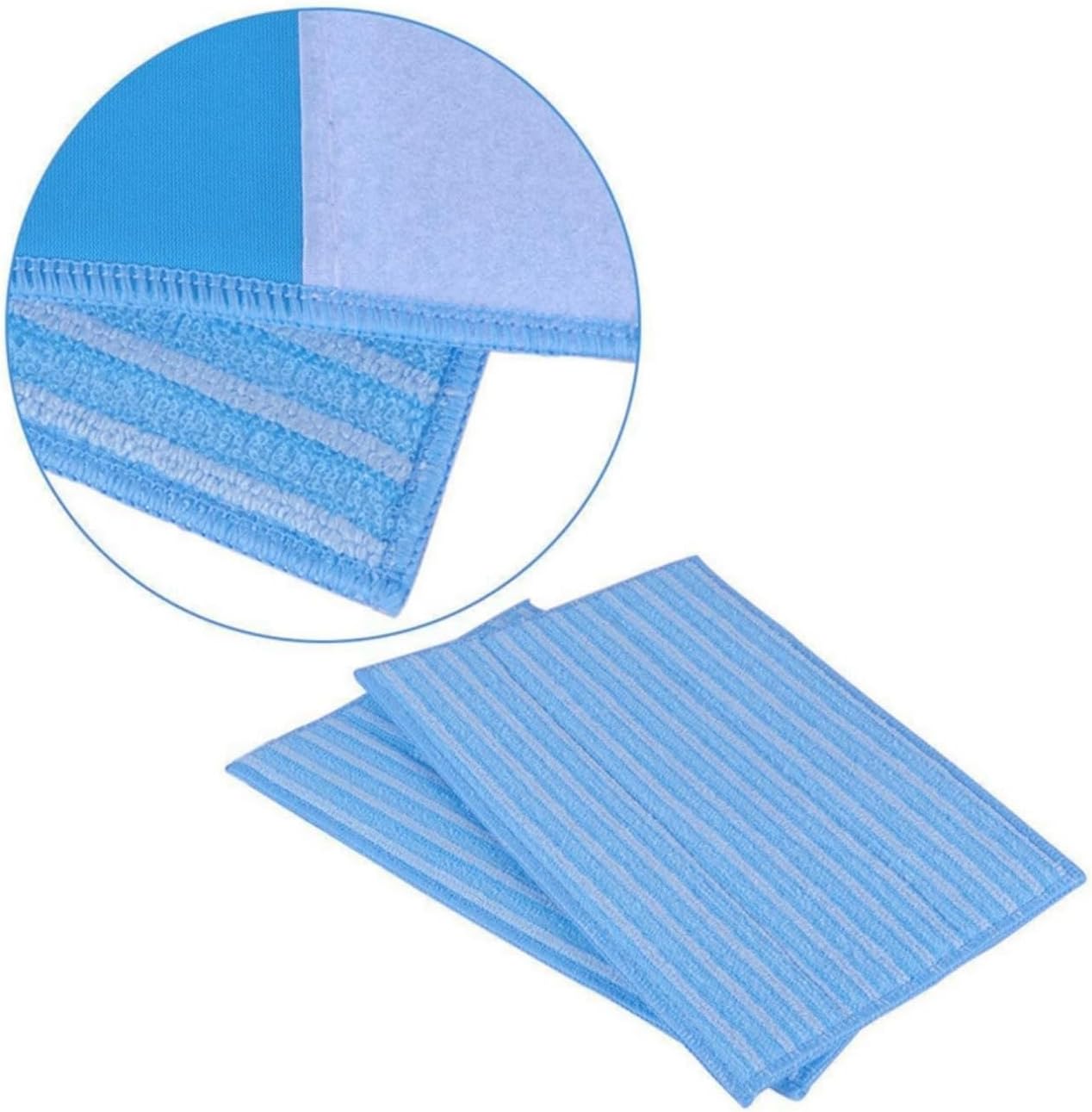 Steam Mop Pads for HAAN SI-40 SI-70 SI-35 Replacement Cleaning Pads for RMF4X RMF2X FS, SI and MS Series Steamers Ultra-Microfiber