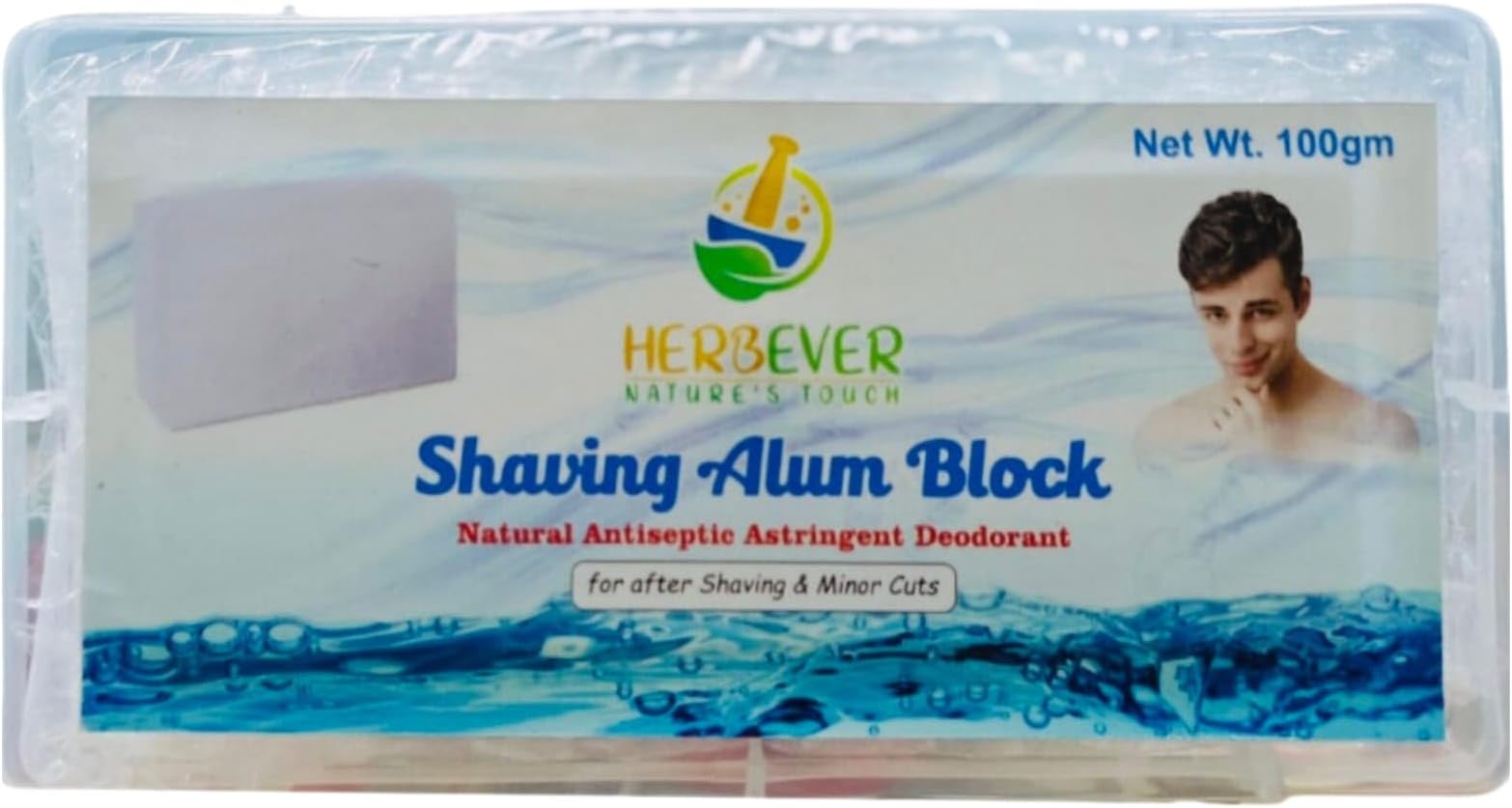 Unisex Adult Phitkari Bar - 100G - After Shaving Alum Block Stone For After Shave Fitkari Natural