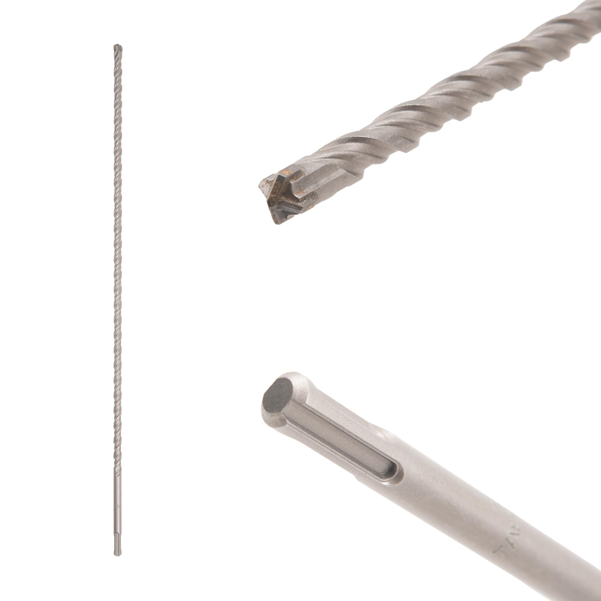 TAPARIA 12mm Cross Point Tip SDS Plus Hammer Drill Bit for Concrete/Masonry Drilling (HDC 12600, 12x540x600 mm)-Home, DIY, Professional, Construction, Brick, Wall-Drilling-image-24