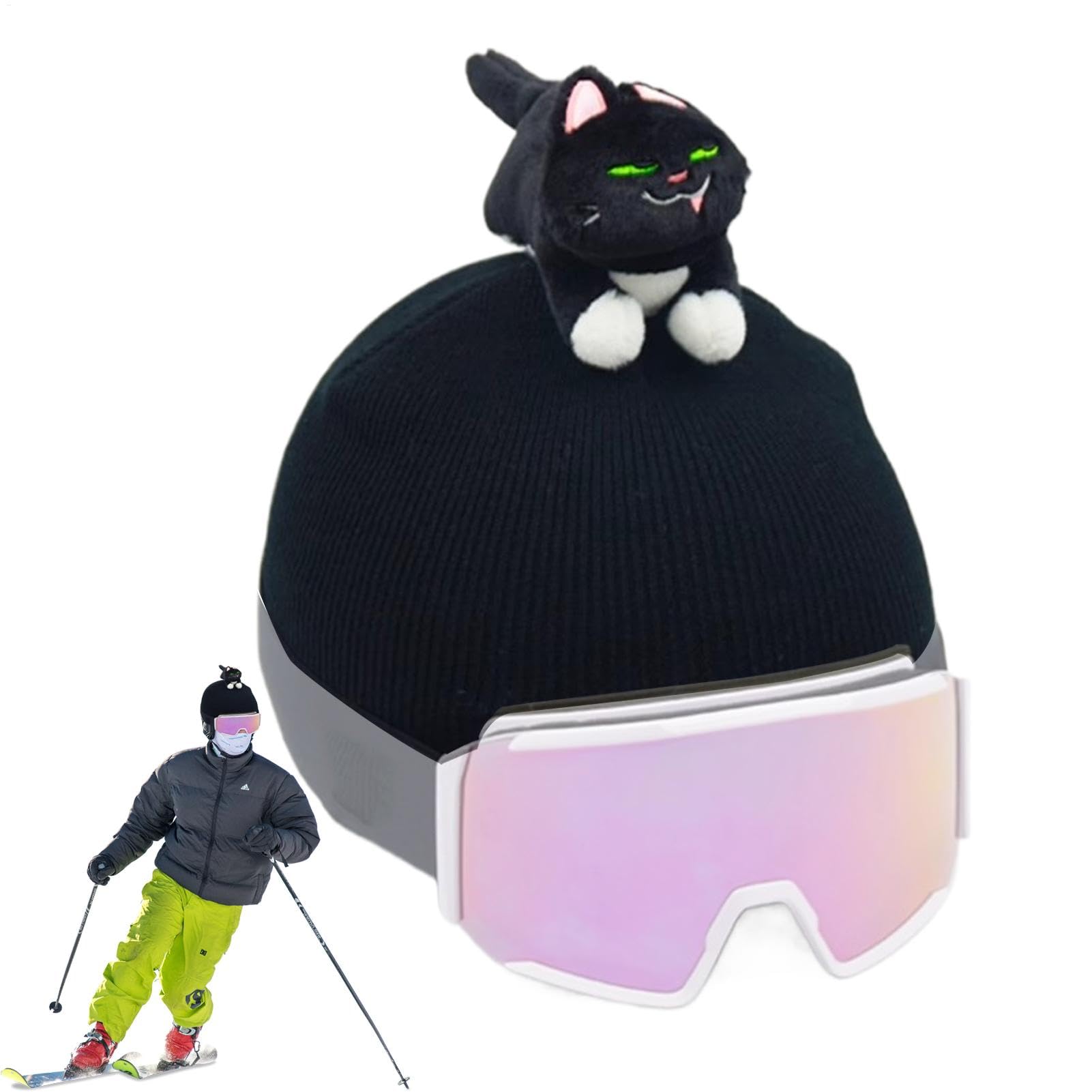 Copertura del casco Snowboard, cover del casco da sci adulto Copertura del