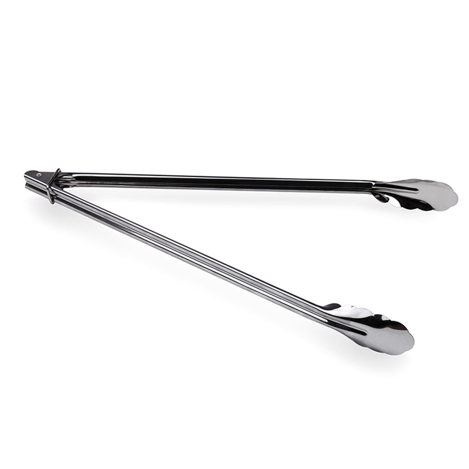 16" Kitchen Tongs Stainless Steel Salad BBQ Cooking Food Serving Utensil Tong