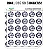 NHL Columbus Blue Jackets Logo Planner Calendar Scrapbooking Crafting Stickers #2