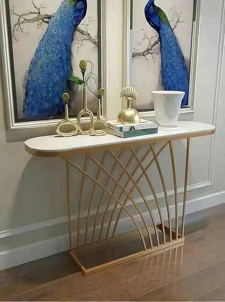 オーバル大理石サイドテーブル オーバル大理石サイドテーブル