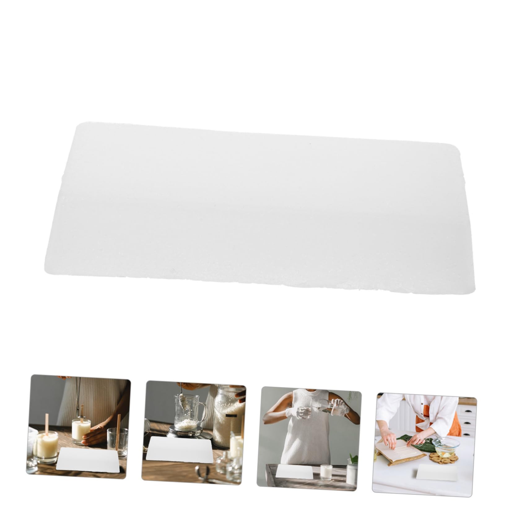 Bloc De Cire De Paraffine Solide 12x6,5x3 Cm - Pour Polissage Marbre, Bois, Ou Fabrication De Bougies DIY