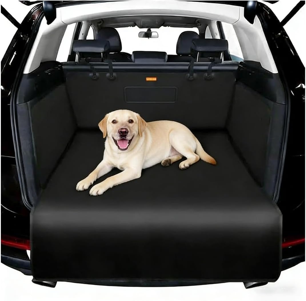 Car Boot Liner Protector for Hyundai i10 3rd Generation 2019 2020 2021 2022 2023 2024 2025, Universal Dog Travel Trunk Cover Anti-Slip Anti-Scratch Pet Cargo Covers Mat Interior Accessorie