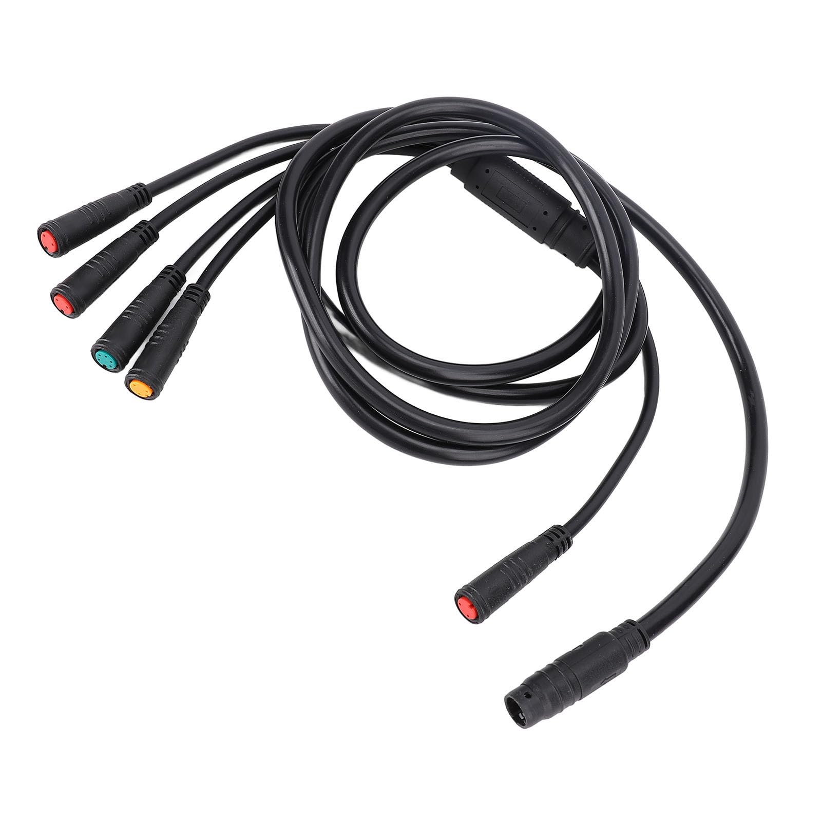 Kontroler Sinusoidalny 30A Wodoodporny Regulator Prędkości Silnika Elektrycznego Roweru ze Stopu Aluminium z Kablem 5 w 1 do Silnika 36V 48V 1000W