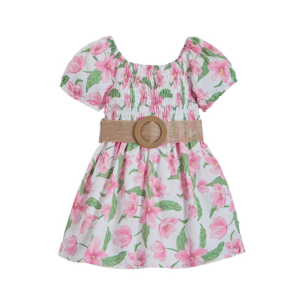 Hopscotch Girls Floral Casual Dress in Pink Color - Review, Price and Buying Guide