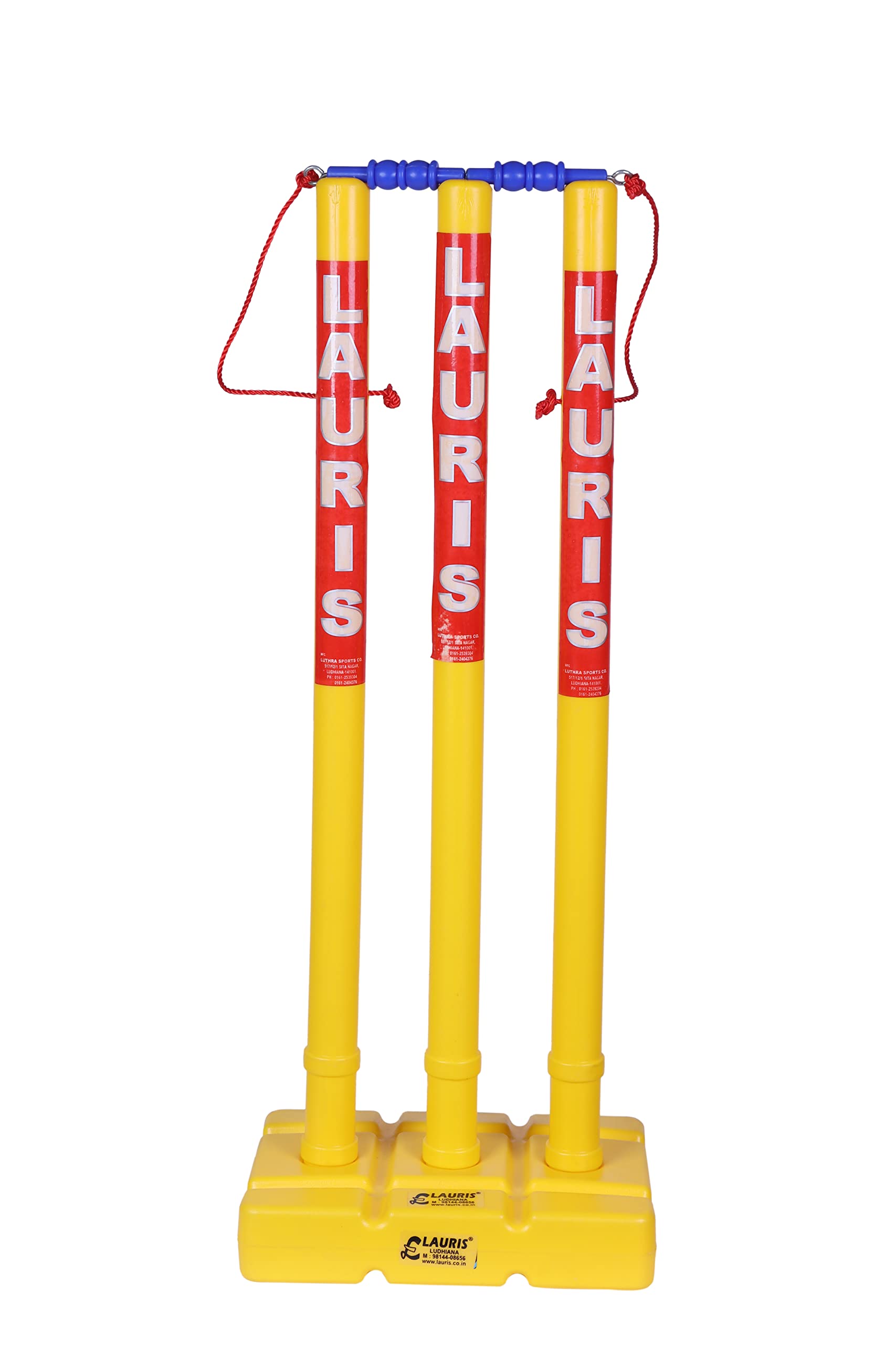 Lauris Cricket Plastic Wickets Stump Set Full Size with Bails Tied to Stumps Size 29 inchess (B09MC2D4BD) Amazon Price History, Amazon Price Tracker