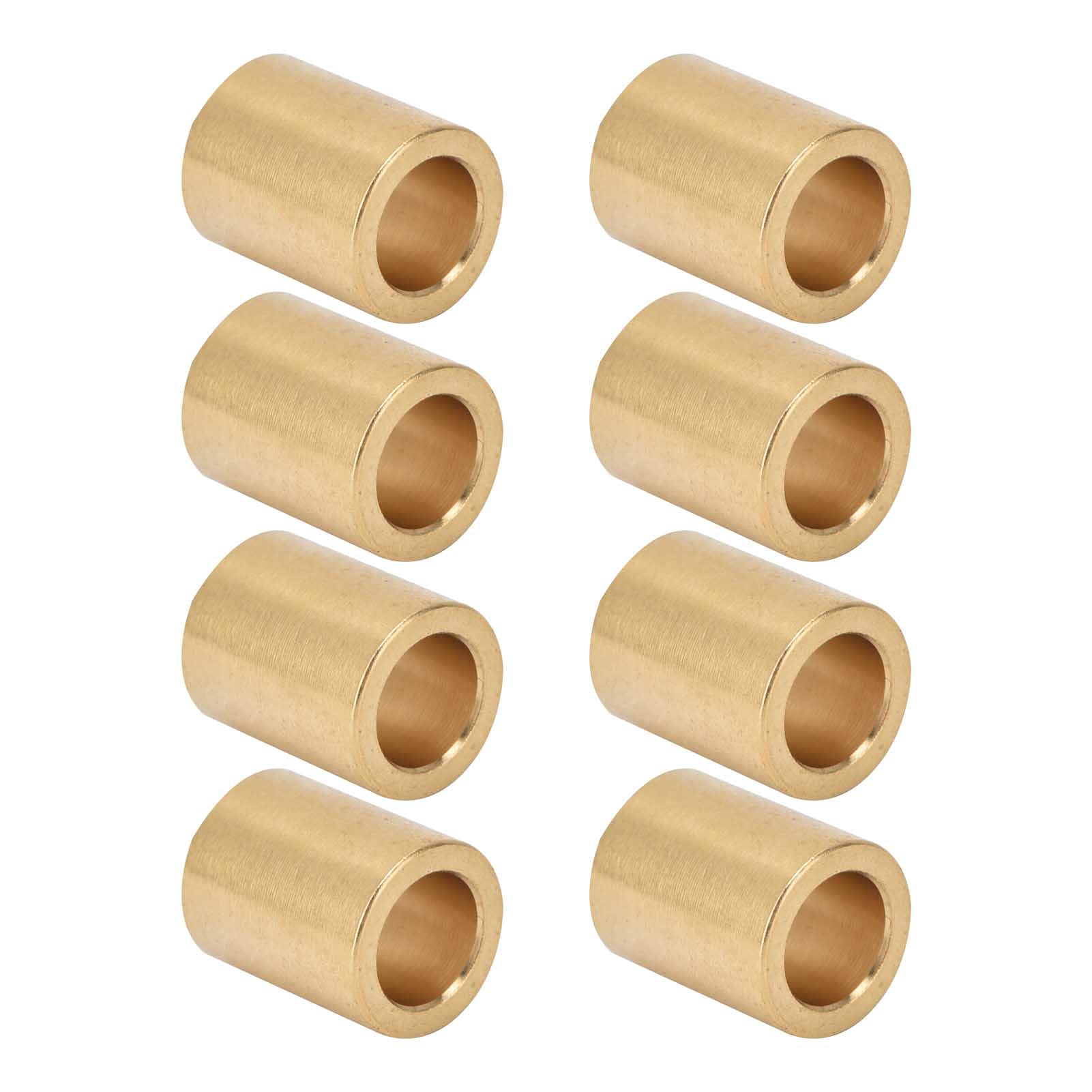 8 Sztuk Samosmarująca Tuleja Mosiężna 8mm Otwór 12mm średnica Zewnętrzna 15mm Długa Tuleja łożyskowa;