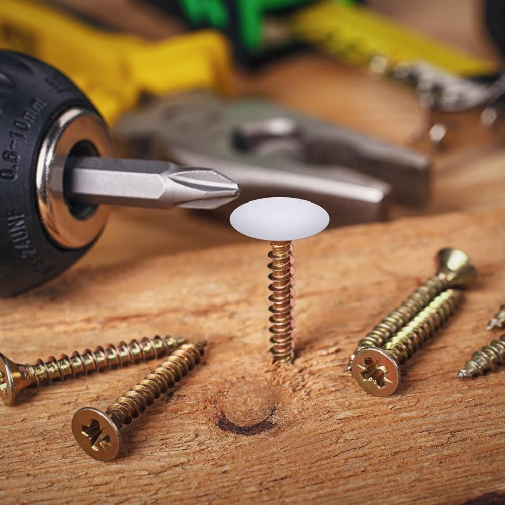 GZjiyu Tappi Per Viti - 600 Pezzi, Per Viti 3.5-4mm, Con Scatola Portatile, 6 Colori - Foto 10