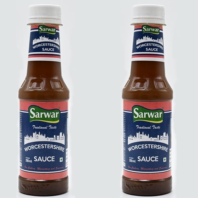 Sarwar Worcestershire Sauce for Delicious Cooking Recipes (Pack of 2