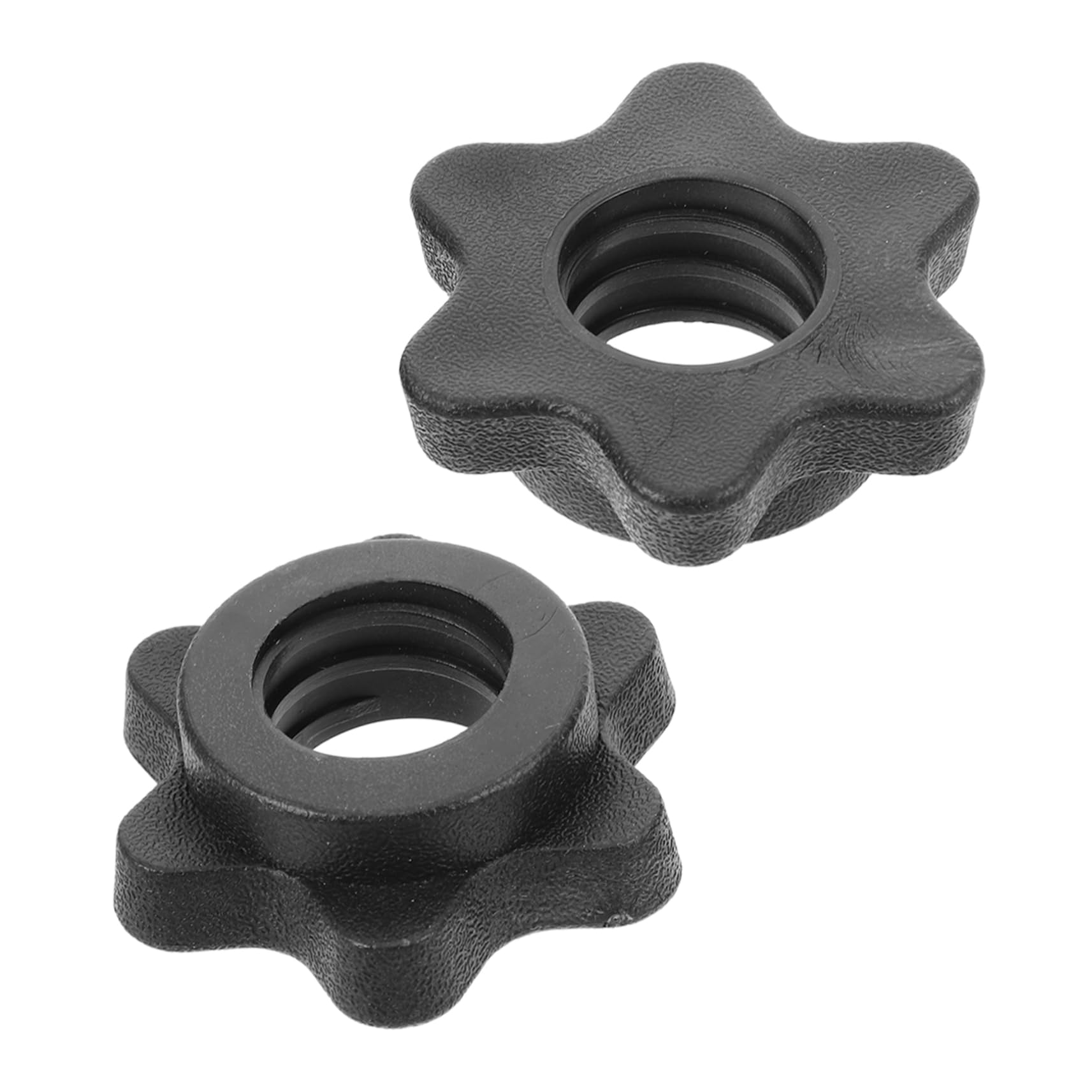 Unomor 2pcs Barbell Clamps Weightlifting Clips for Bars Lightweight Barbell Collars for Home and Gym Use Fits Bars Reliable Weight Clips for Fitness Routines