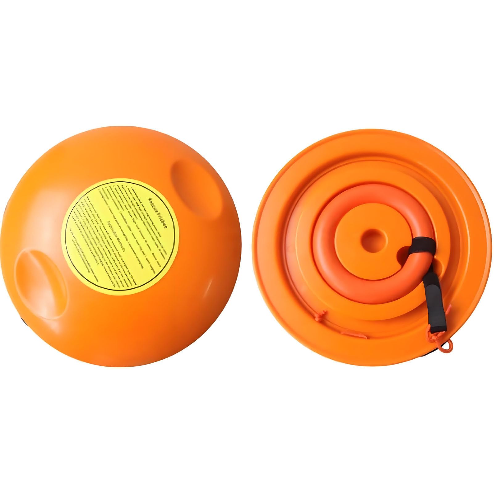 Caibendss Orange Water Rescue Throwing Disc Frisbee