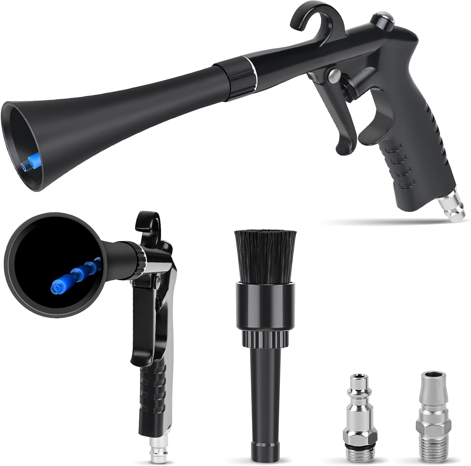 2 Pcs Detailing Car Cleaning Gun Interior Dryer Air Blow Gun, High Pressure Blower Gun, Car Detailing Tools for Quickly Blowing Out Dirt and DustWorking with Air