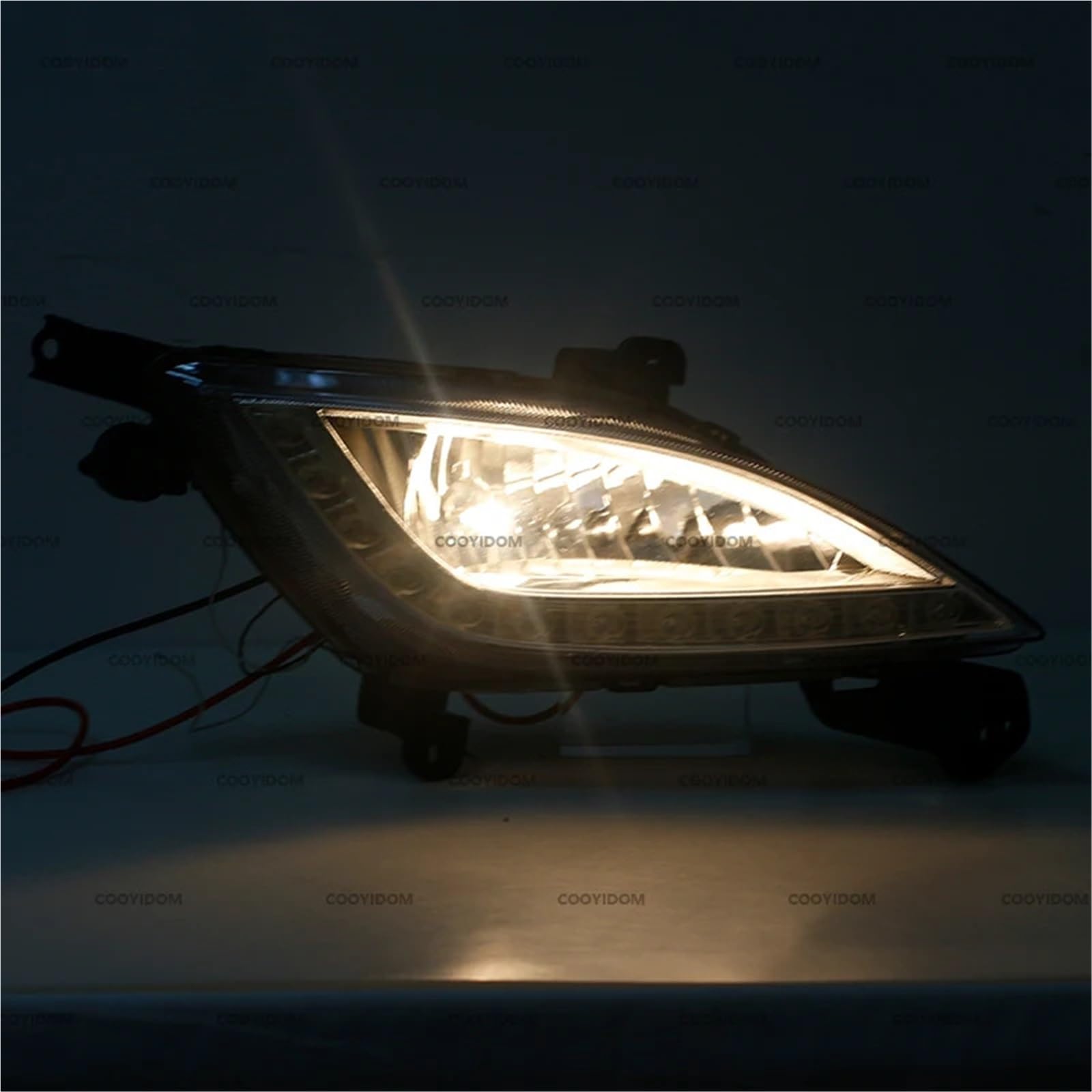 Przedni zderzak samochodu światła przeciwmgielne światła do jazdy dziennej osłona lampy pokrywa dla Hyundai Elantra GT I30 2012-2016 światła przeciwmgielne(1pc right light)
