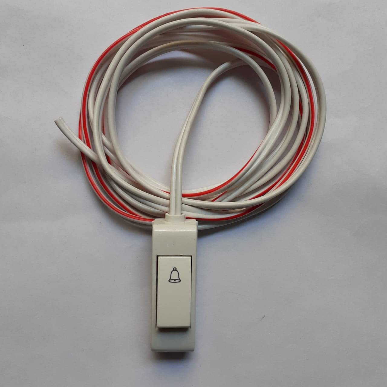 Hanging Bell Switch (Non Modular) Color- White with 1.5 Meter Wire Multicolored Complete Set of 1-picture-21
