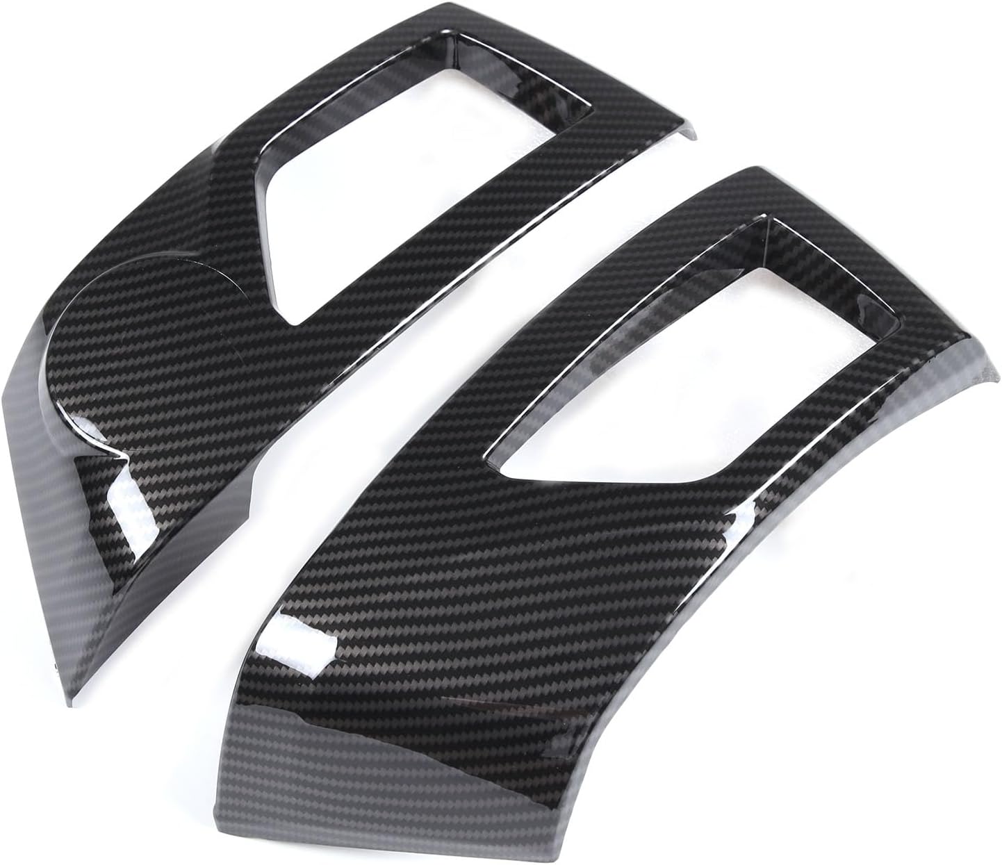 LLKUANG Car ABS Central Control Dashboard Air Outlet Frame Cover Trim Compatible with Toyota Tacoma 2011 2012 2013 2014 2015 Interior Accessories (ABS Carbon Fiber(without holes))
