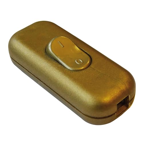 Tibelec 534630 Interrupteur de fil Or