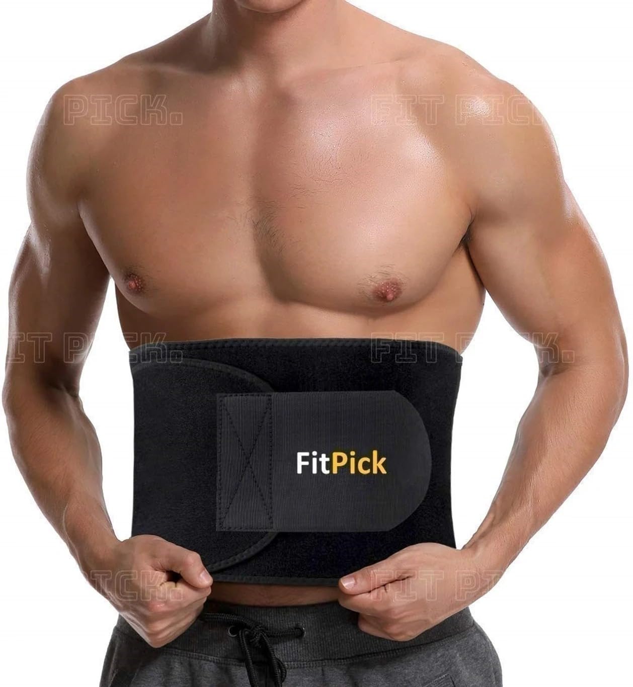 FIT PICK Unisex Compression Shapewear Vest | Tummy & Waist Control Body Shaper | Lightweight Sweat Slimming Tank for Men & Women | Gym, Office-image-37