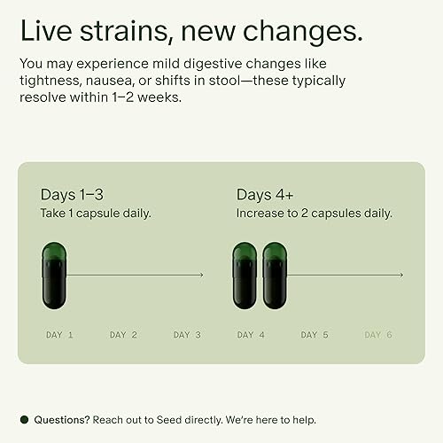 Miniatura 6 de Seed DS-01 Daily Synbiotic – Prebiótico y probiótico para mujeres y hombres – Salud digestiva, salud intestinal, apoyo inmunológico, hinchazón y