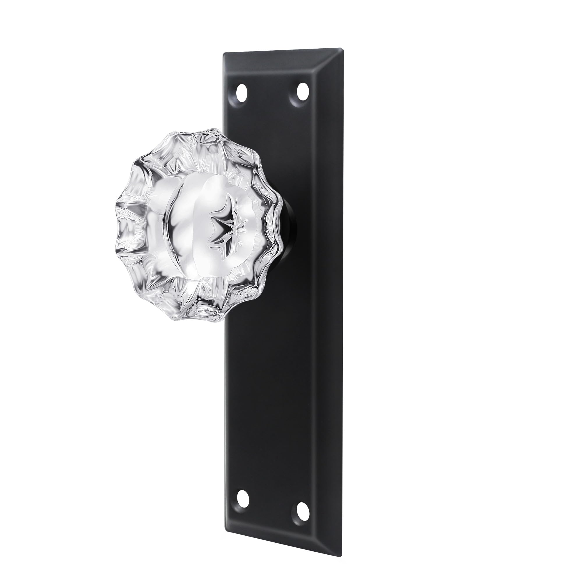 Crystal Glass Door Knobs - Mortise Lock Set -13