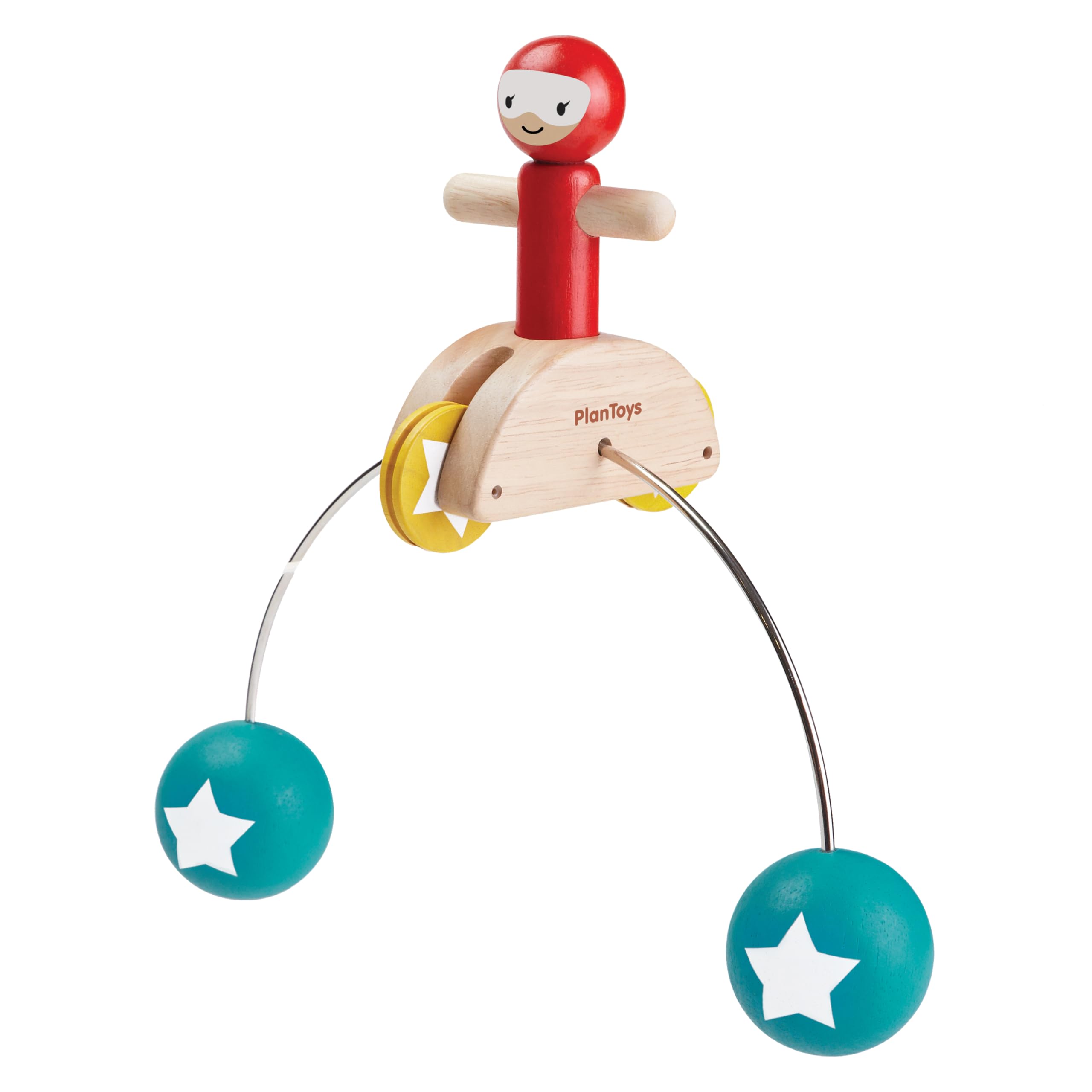 Riding Acrobat Plan Toys jouet d'éveil en bois suspendu pour bébé - 8