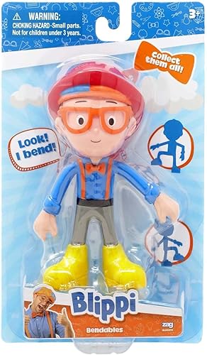 Miniatura 2 de Blippi Figuras de juego flexibles de 5 pulgadas y 5.1 in (bombero)