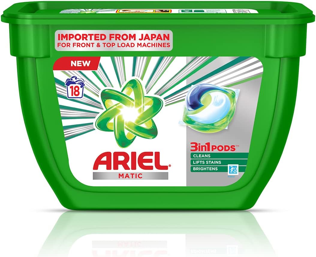 Matic 3in1 PODs Detergent Pack 18 ct