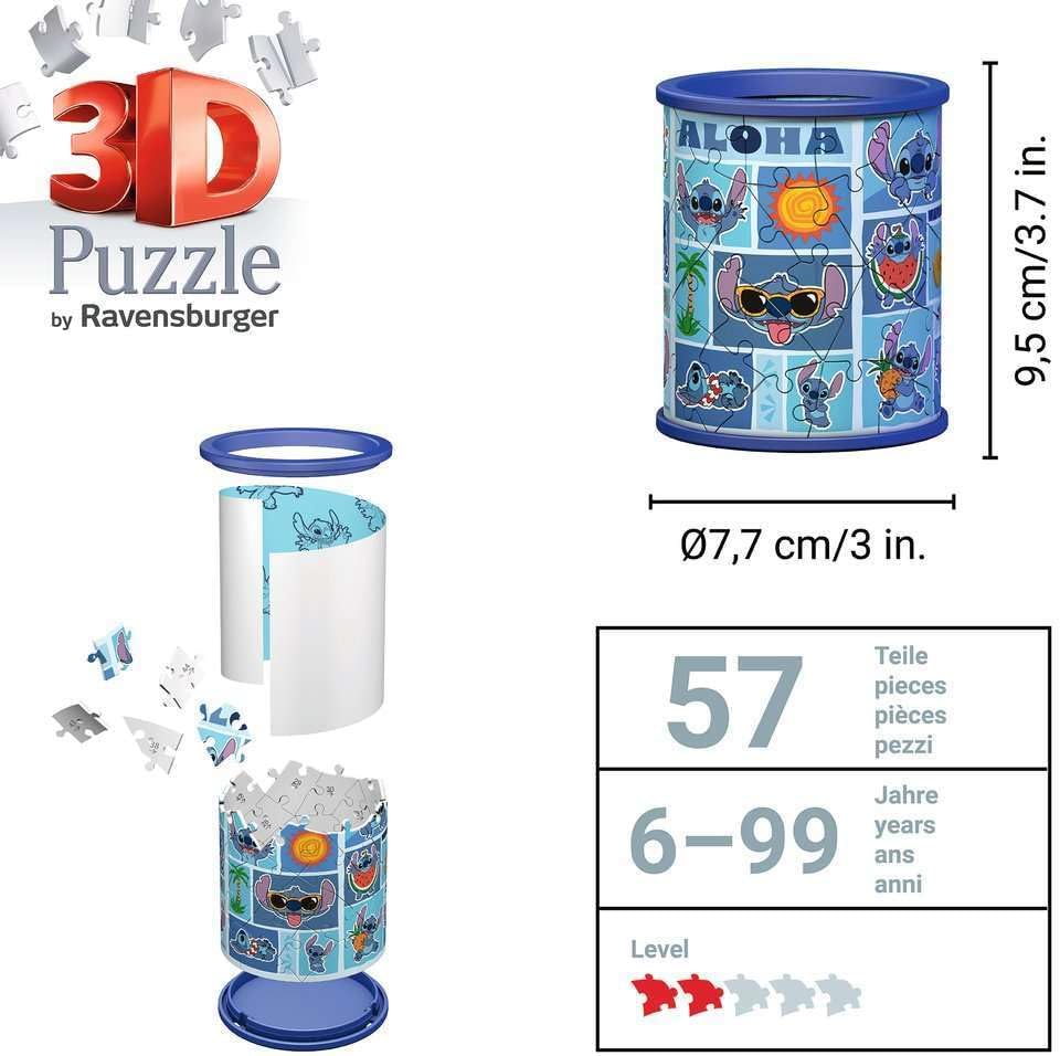 3D Puzzle Pen Holder Disney Stitch