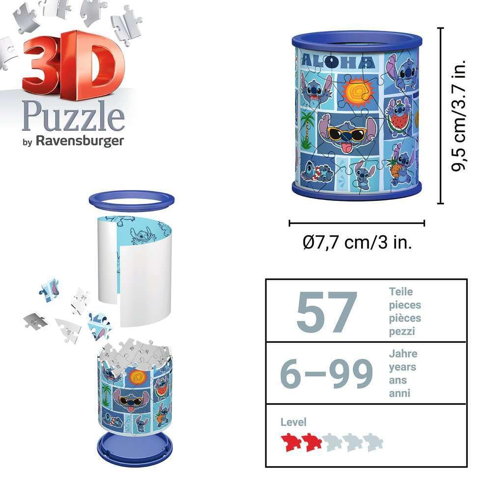 Ravensburger Puzzle 3D Przybornik Disney Stitch