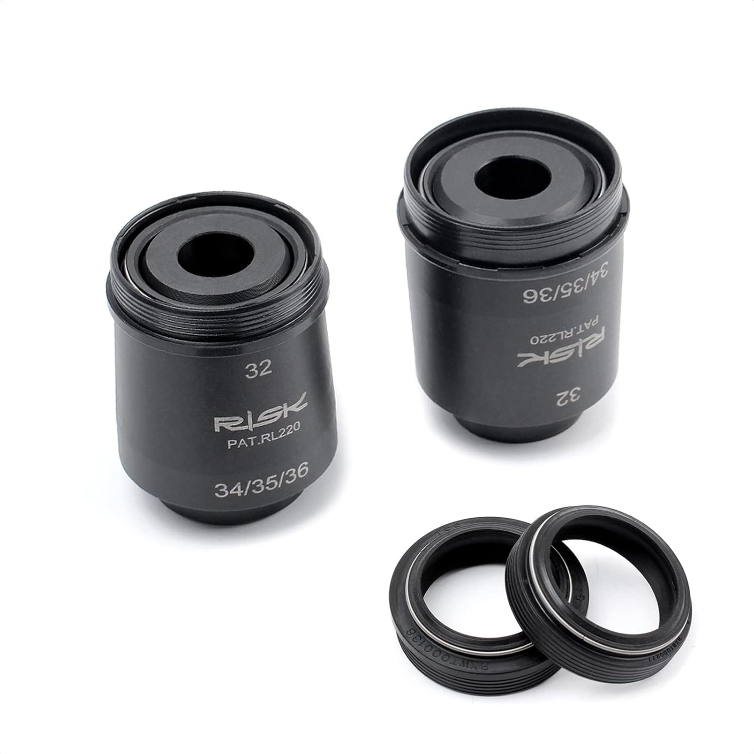 4 in 1 Dust Seal Installation Tool for Bike Suspension Forks | Bicycle Fork Dust Seal Driver Wiper Installation Tool Guide for 32mm 34mm 35mm 36mm Fox Rockshox and More