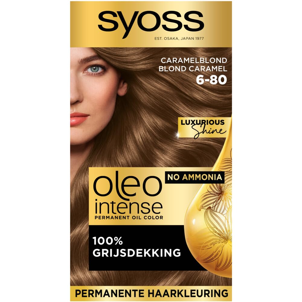Syoss Color Oleo Intense 6-80 Caramel Blonde Hair Detergent - 1 Set