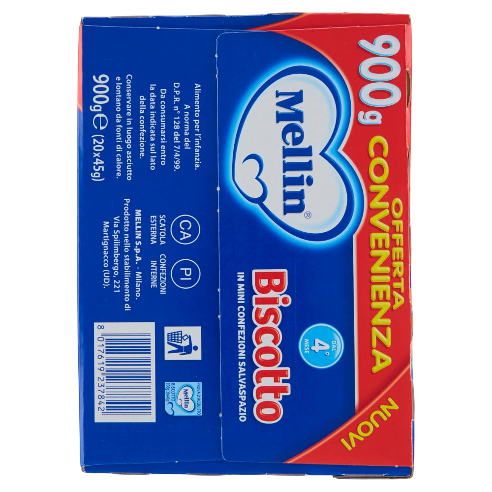 Mellin Biscotto Classico 900g + Italian Gourmet Polpa 400g