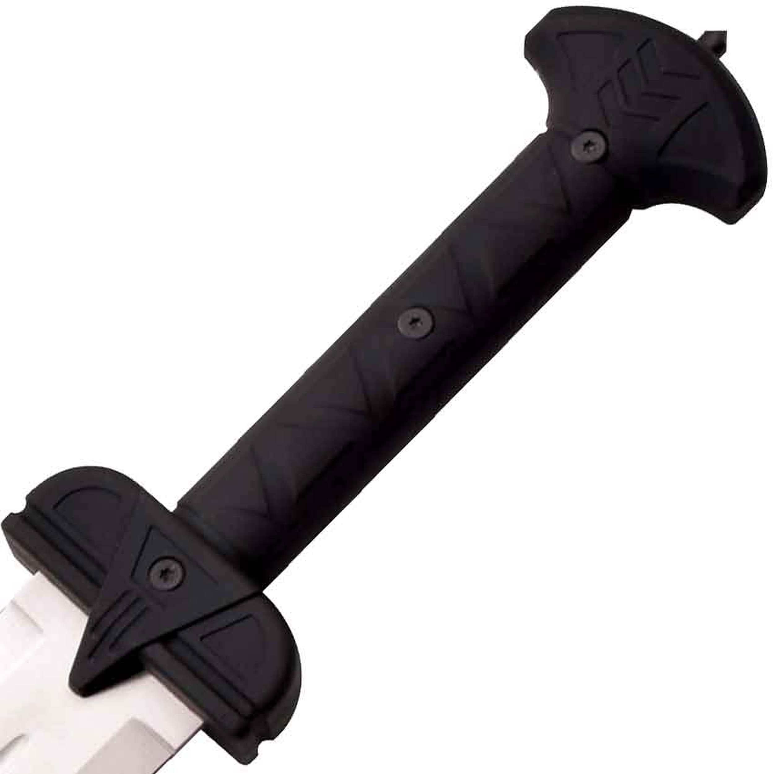 Machete scharf echt Gladius Schwert mit Scheide scharf echt zum Training Metall Stahl Nur für Erwachsene 62 cm - 18 Jahre erforderlich SW-1276