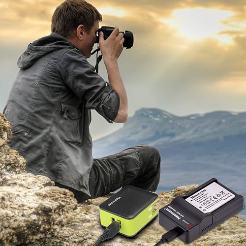 Miniatura 7 de Newmowa Batería de repuesto NB-5L (paquete de 2) y cargador USB portátil para Canon NB-5L y Canon PowerShot S100, S110, SD790IS, SD850IS, SD870IS,