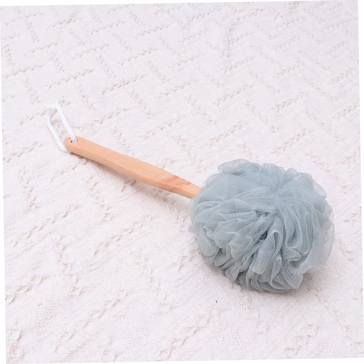 Beavorty 6 Piezas Cepillo De Esponja Vegetal Cepillo De Mango Largo Cepillo De Baño De Madera Cepillar Rodillo Chapati Flor De Baño Con Asa Hombre Iniciar Sesión Bola De Baño Cuerpo