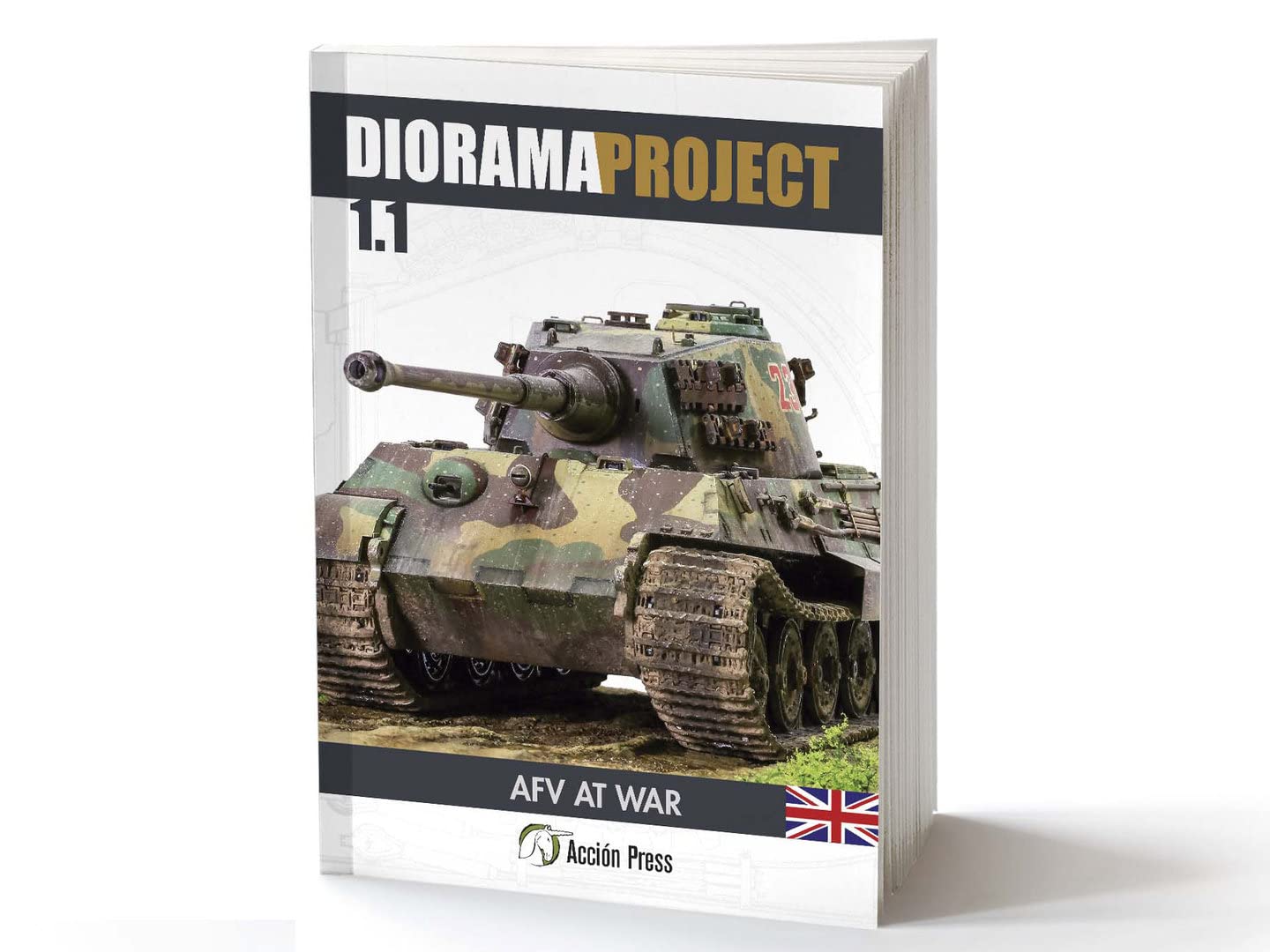 Vallejo 75030 Book: Diorama Project 1.1 - AFV at WAR (120 Pages) (EN)