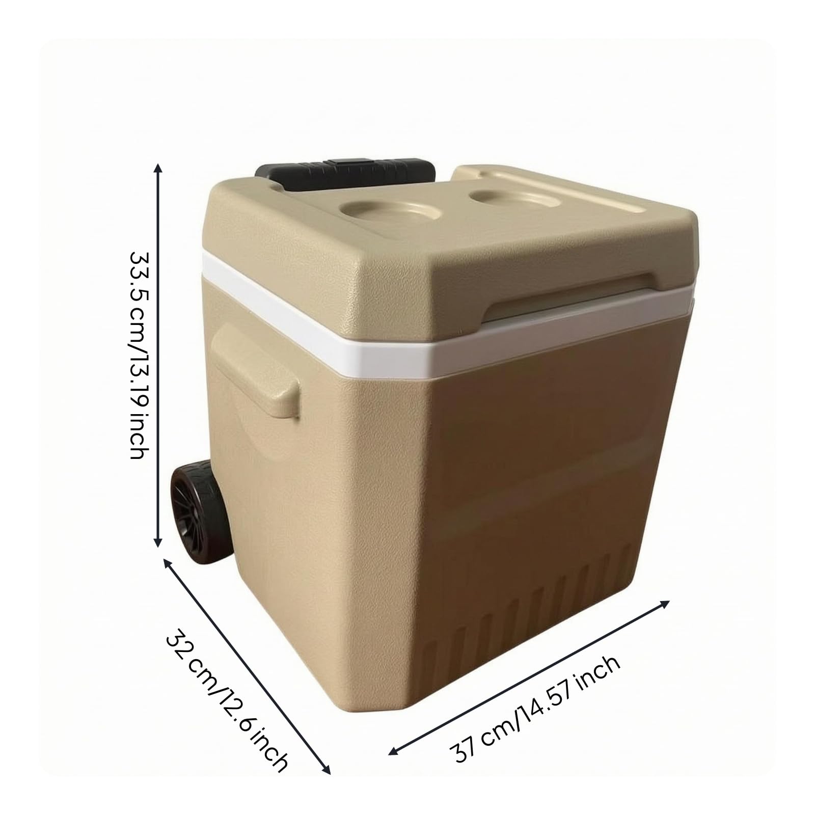 Isolierte Kühlbox Rollbar Kühlbehälter Tragbar Kühlware