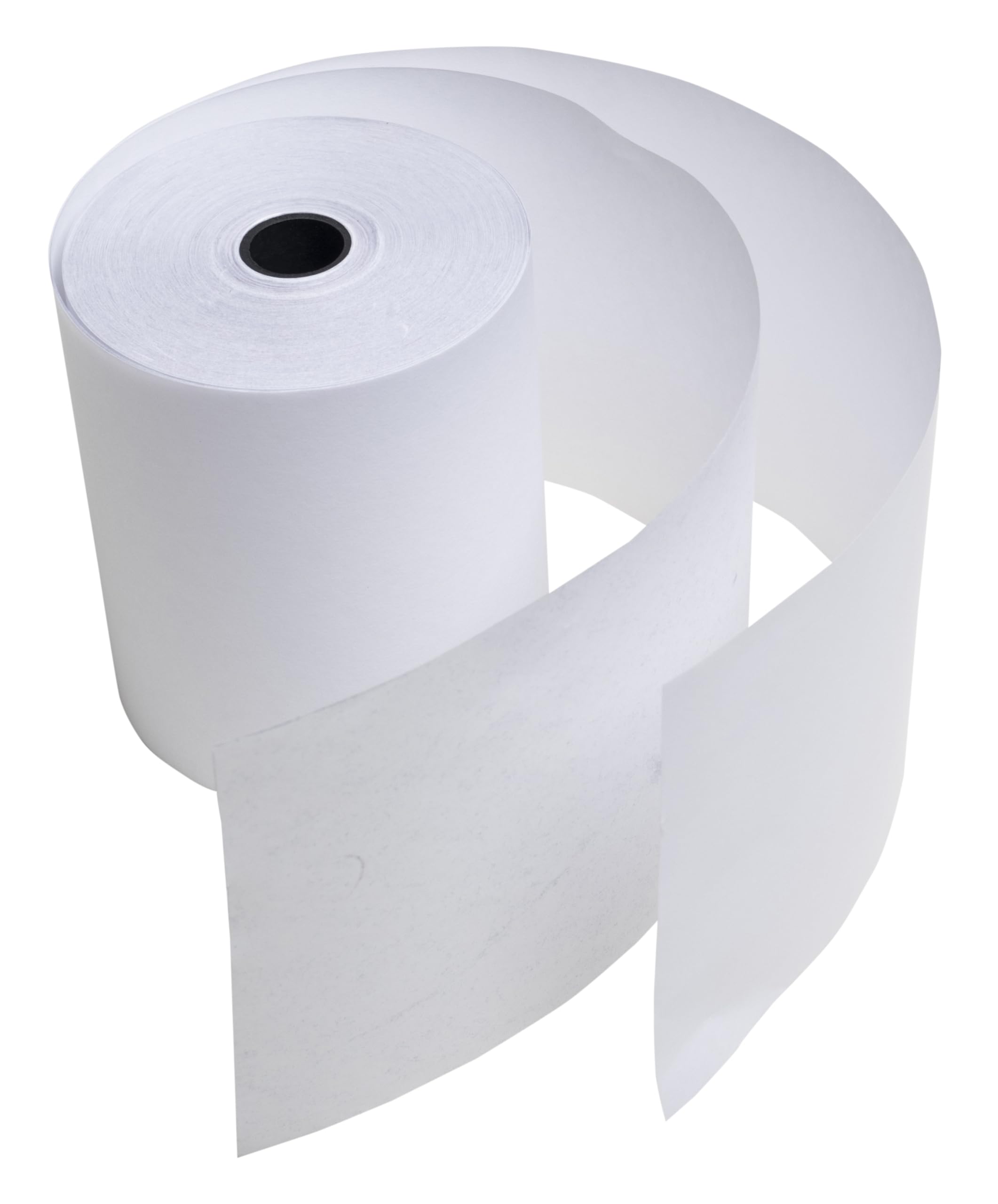 Exacompta - Réf. 40359E - Carton de 20 bobines pour tickets de caisse 76x70 mm - 24m- 2 plis chimique (blanc/blanc) autocopiant 57g/m2 - Blanc