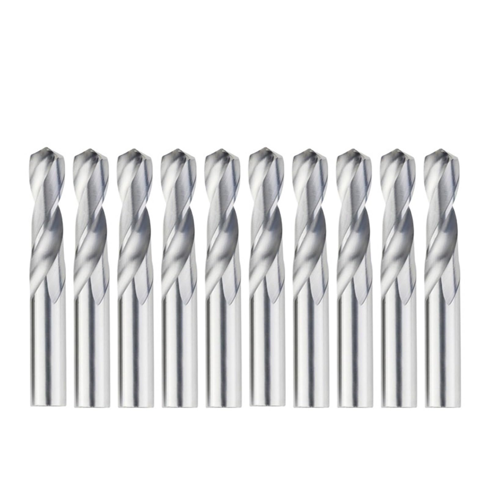10 sztuk Wiertła z węglika wolframu do CNC Gwist 1,0-20 mm Frez obróbki metalu(4.8mm)
