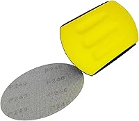 Vista 4 de BTwood - Lijadora manual de bloque de lijado de 5 pulgadas para madera, metal, paneles de yeso, superficies pintadas y carpintería + 10 discos