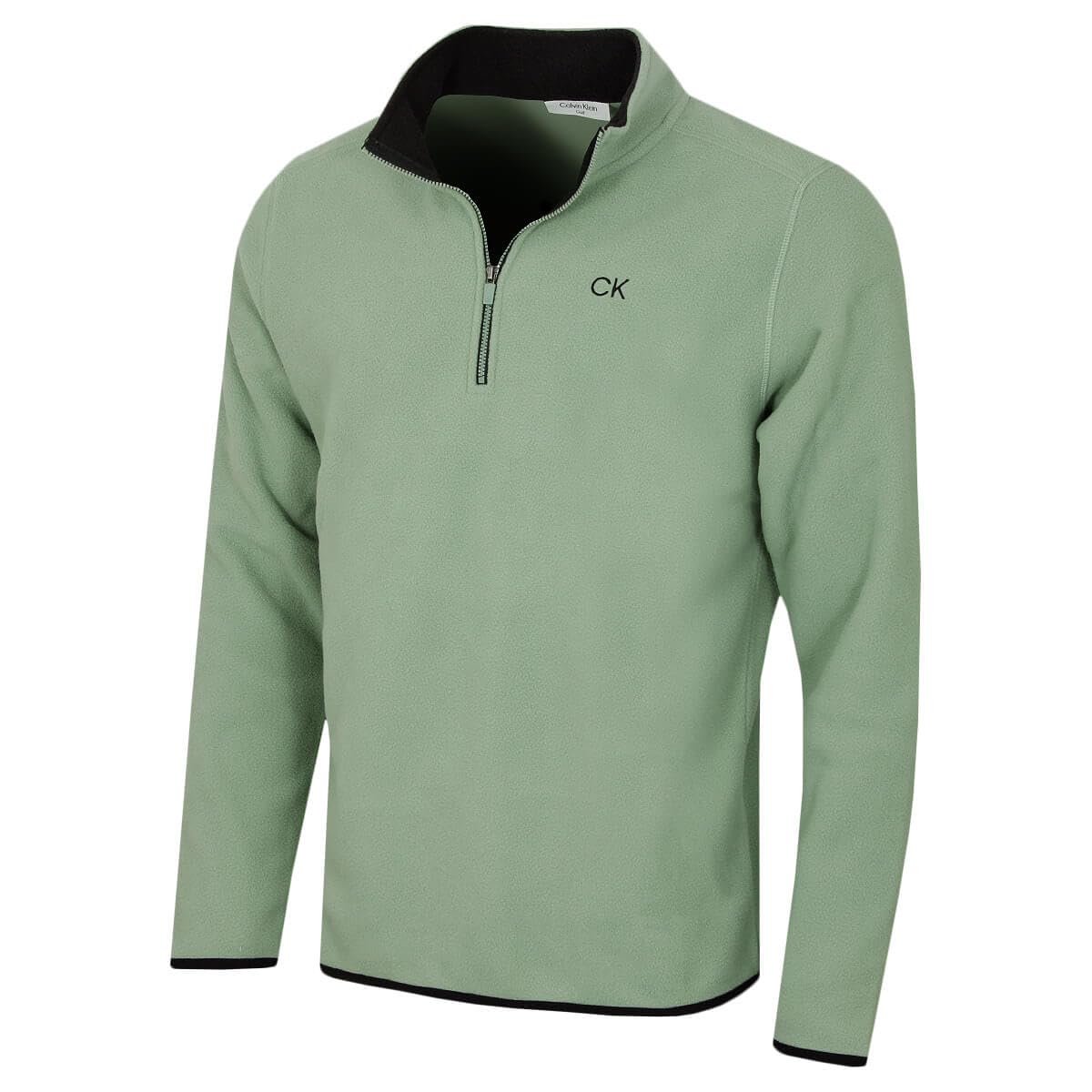 Calvin Klein Men's Sage Polar Fleece 1/2 Zip Stretch Sweater - Xxl