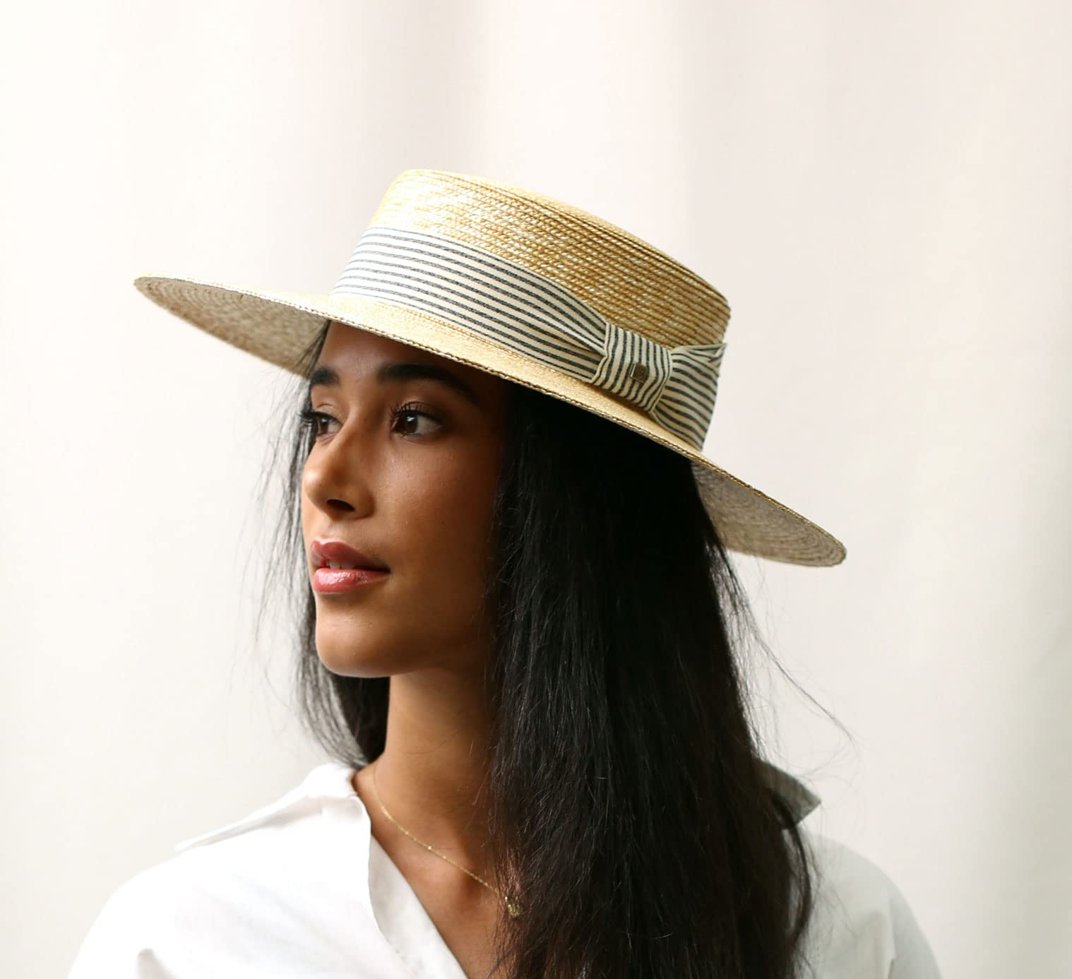 B Couture - Cappello Tesa Larga Donna Madeline