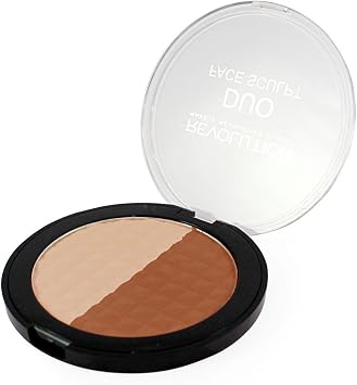 Makeup Revolution Duo Face Sculpt Contouring and Highlighter 2-in-1 Pack of 1 x 15 g