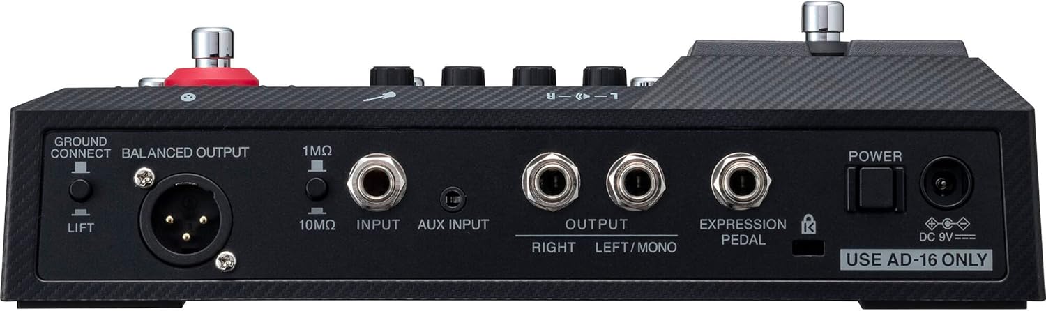 Zoom B2 Four Bass Multi-effects Processor with 104 Effects, Zoom AD-16 Power Supply, 20' XLR Cable, 2x 25' Instrument Cables and StreamEye Polishing Cloth
