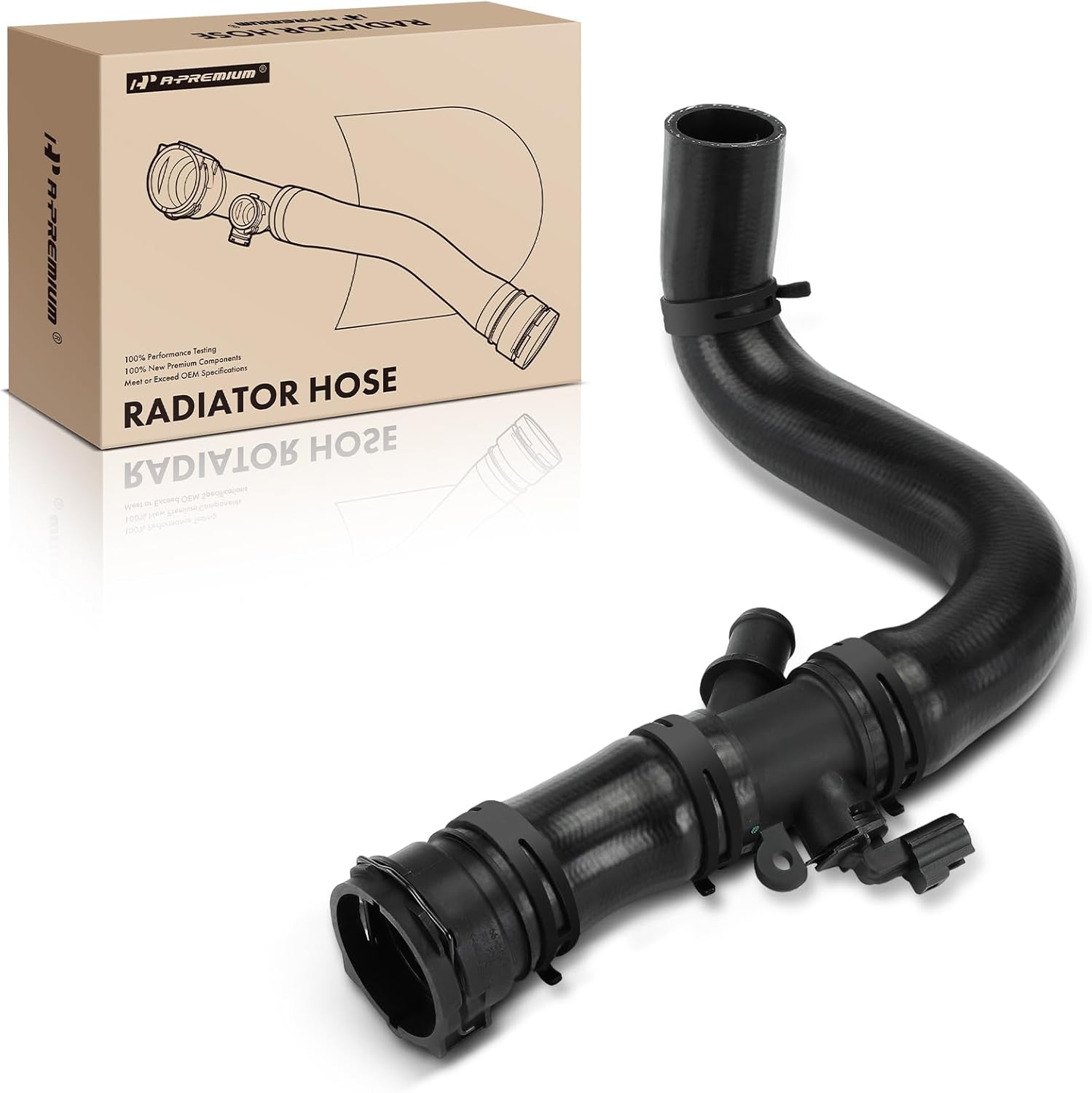 A-Premium Lower Radiator Coolant Hose Compatible with Land Rover Range Rover Sport LR4, 2010 2011 2012 2013