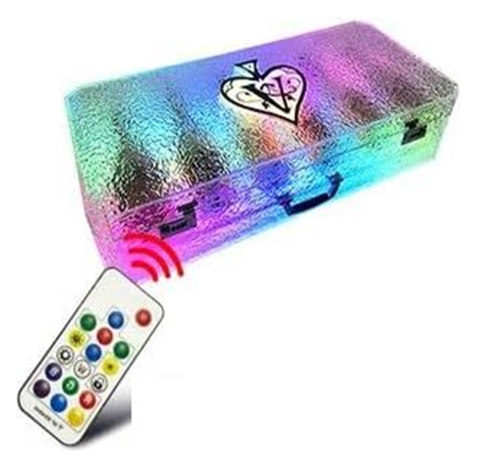 Presentatore for bottiglia di champagne Ace of Spades con luci a LED ricaricabili - Perfetto for locali notturni, matrimoni e feste